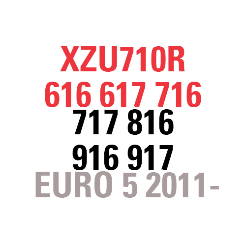 XZU710R EURO 5 "616 617 716 717 816 916 917"  07/2011-